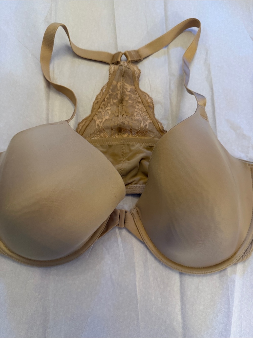 Wacoal Nude Lace-Racerback T-Shirt Bra